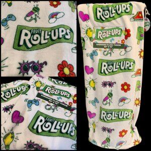 Fruit Roll Ups Candy Plush Throw Oversized NWT